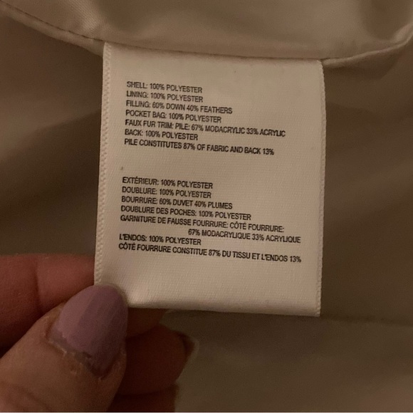 Laundry Down Midi Coat Puffer Jacket in Beige - Picture 8 of 8